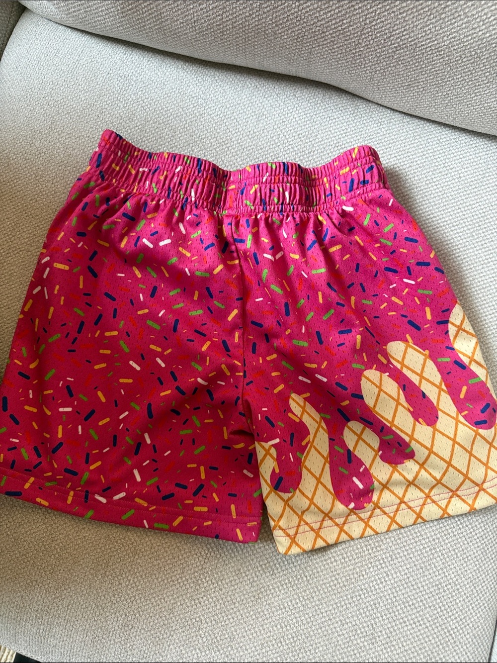 Youth Ice Cream Sprinkle Shorts - Picture 2 of 2
